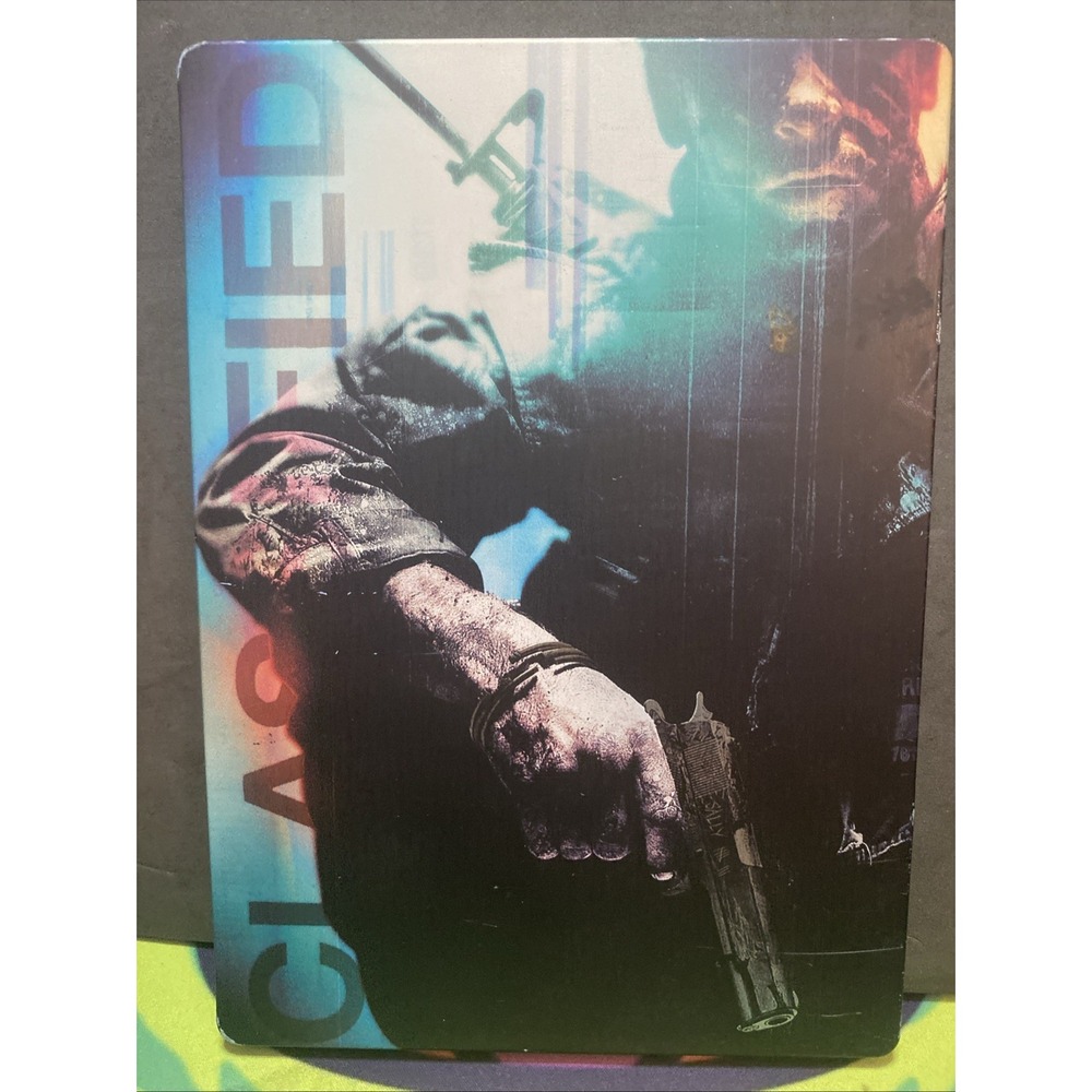 Call Of Duty Black Ops Steel Book Edition (Microsoft Xbox 360, 2010) No Manual
